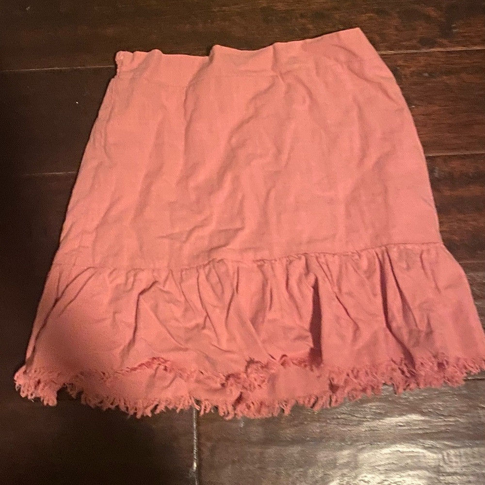 Womens dusty pink skirt